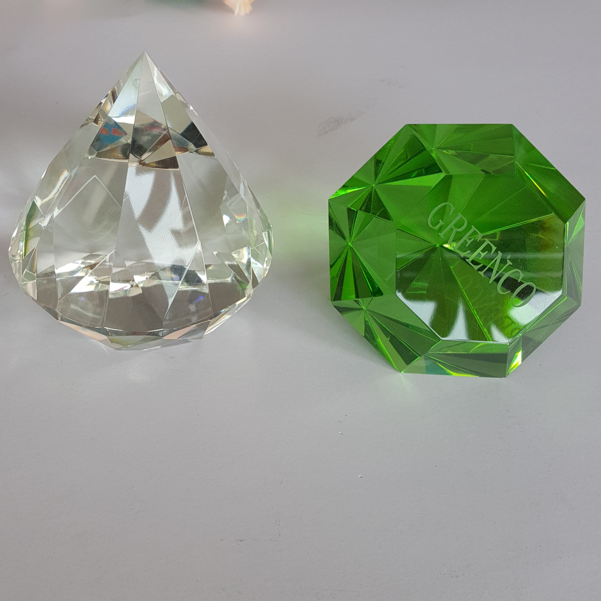 100mm机磨k9水晶钻石玻璃钻石橱窗摆设毕业生日礼物美甲拍照批发