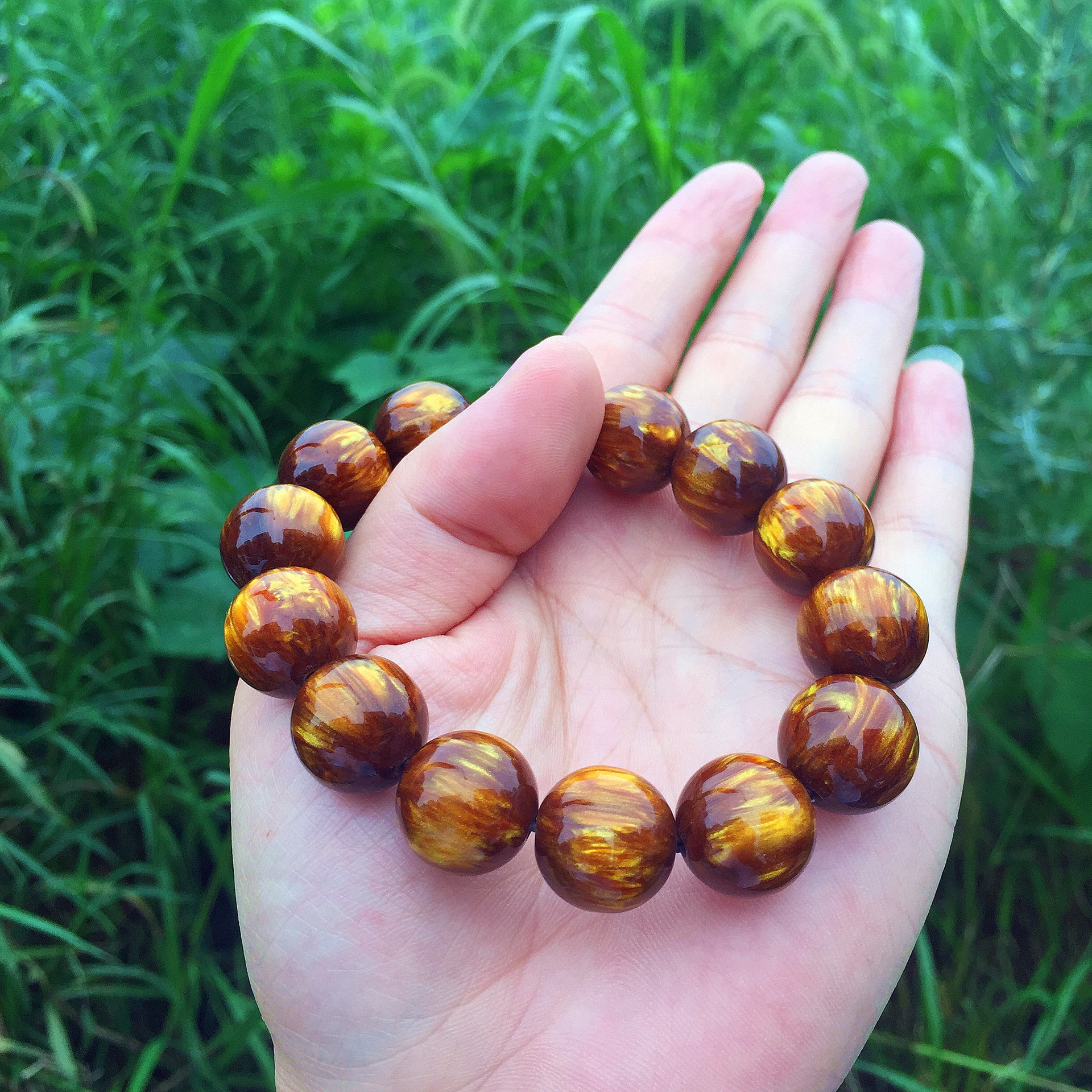 批发爆款金丝海柳手串金沙海柳手串佛珠海柳健身球手链海柳手镯