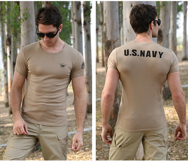 批发户外军迷服饰特种兵短袖军迷t恤男海豹突击队夏季体能作训服