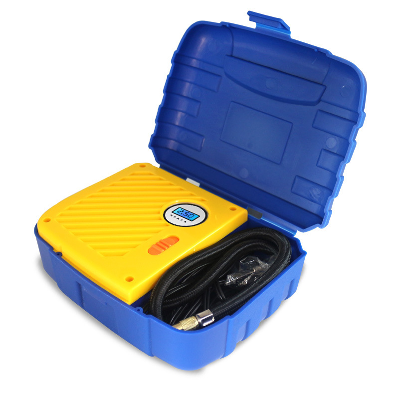 批发车载充气泵12v多功能便携式汽车打气泵小轿车电动轮胎打气泵