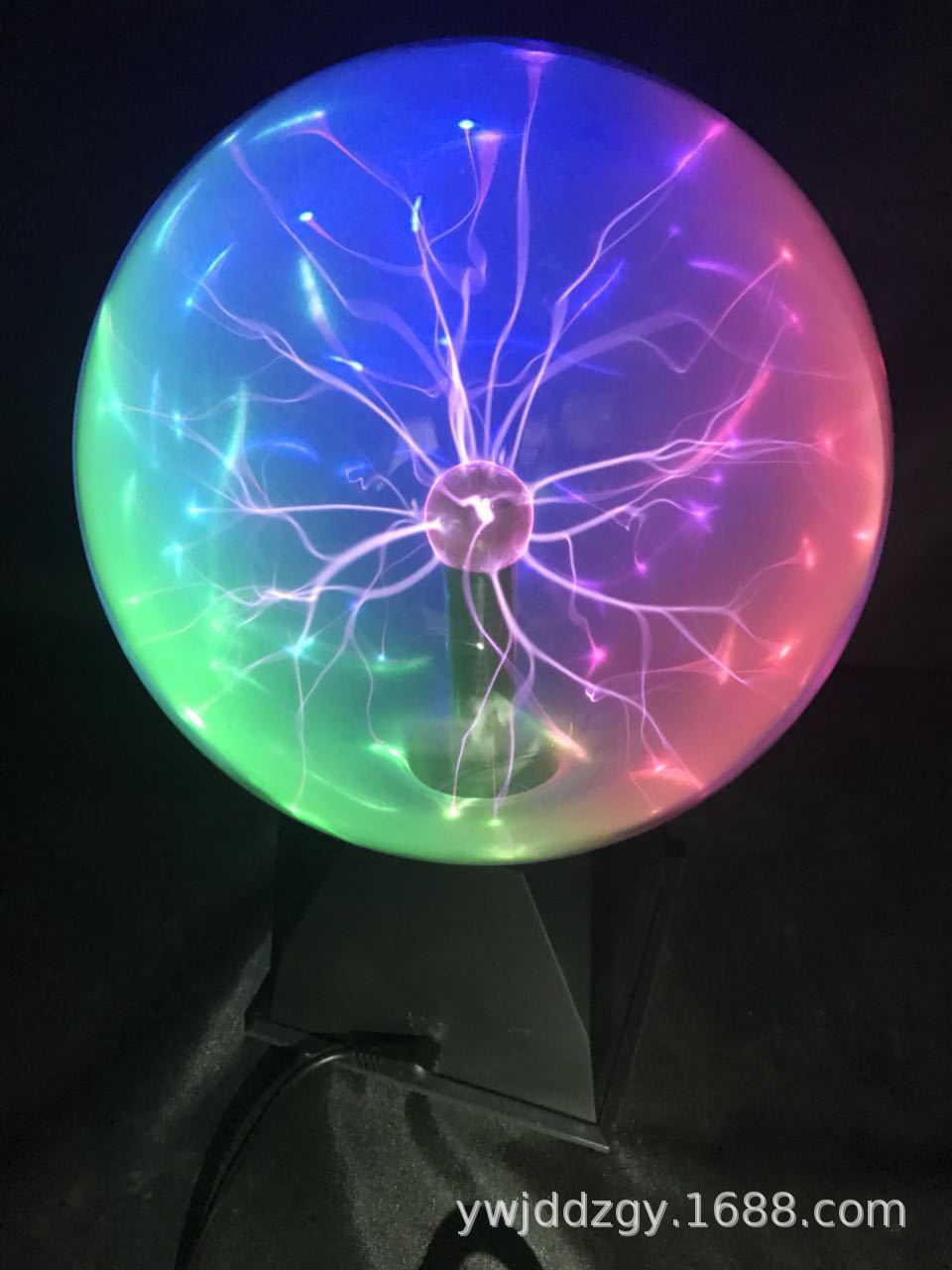 负离子静电魔球 触摸感应魔灯 闪电辉光球 声控8寸厂家批发多色