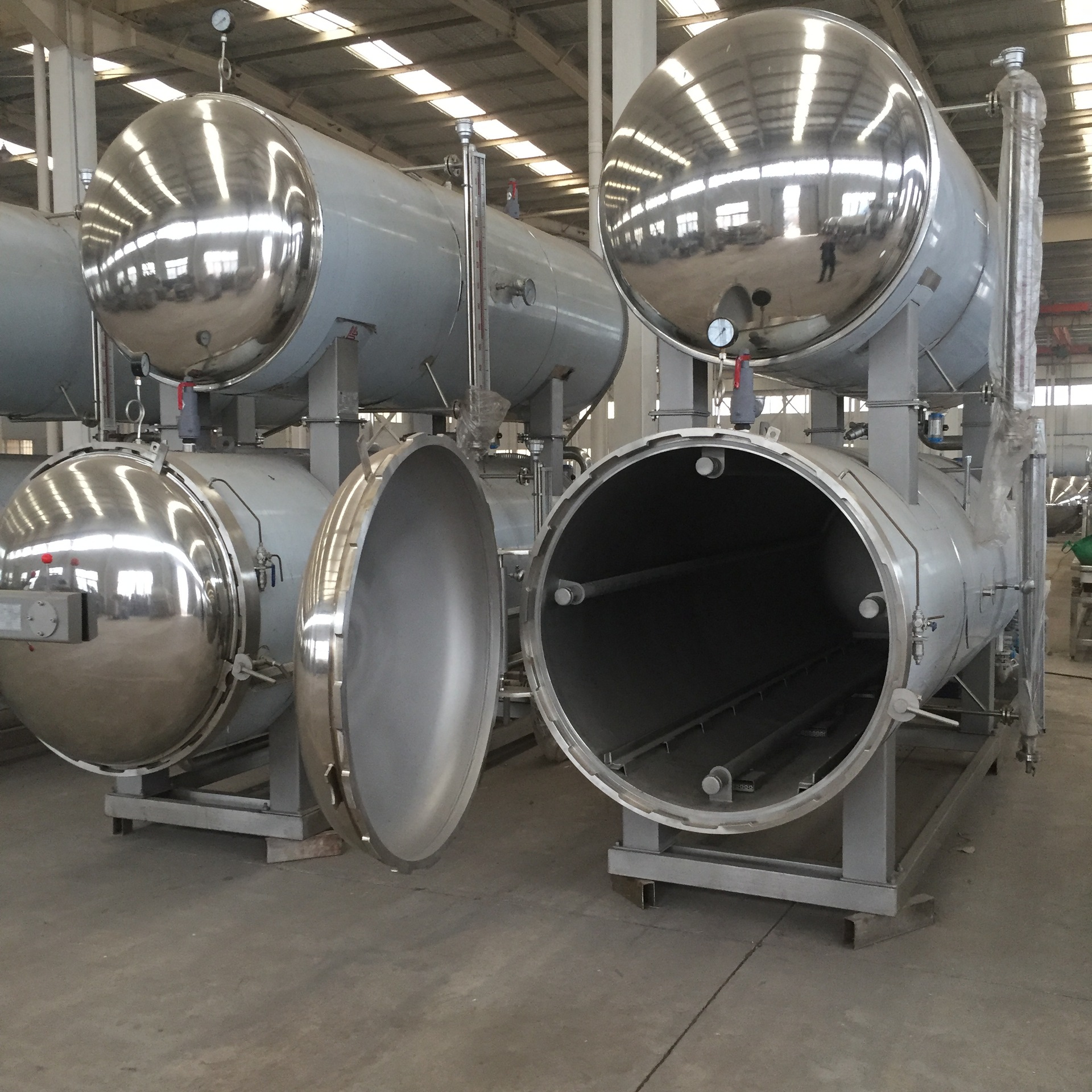 得利斯大块肉真空袋装水浴式杀菌锅 蒸汽加热杀菌锅 食品杀菌釜