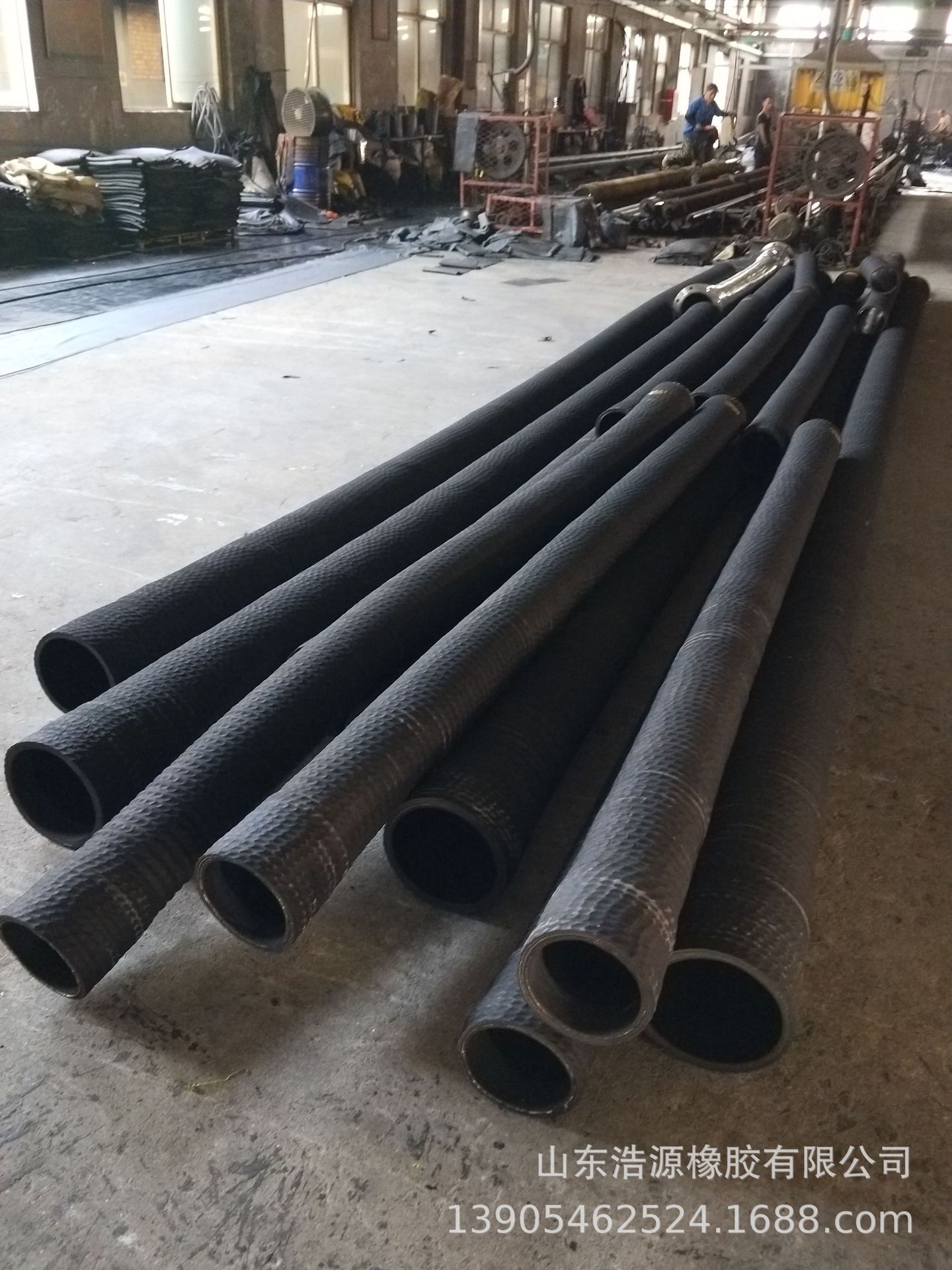 生产吸排泥沙橡胶软管 法兰抽沙软管 橡胶钢丝抽沙管
