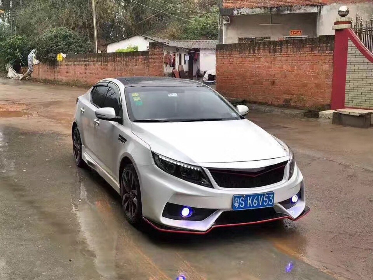 适用于起亚k5改装大包围 kia k5bodykit14-15款起亚k5大包围改装