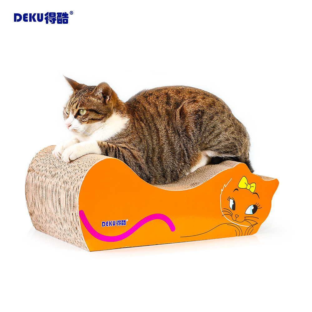 5万个得酷 瓦楞纸沙发猫抓板磨爪板猫咪玩具日用品猫咪沙发抓板