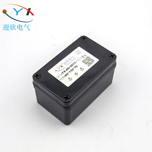 现货100*68*50mm带耳透明网络接线盒明盒电源盒分线盒光伏接线盒