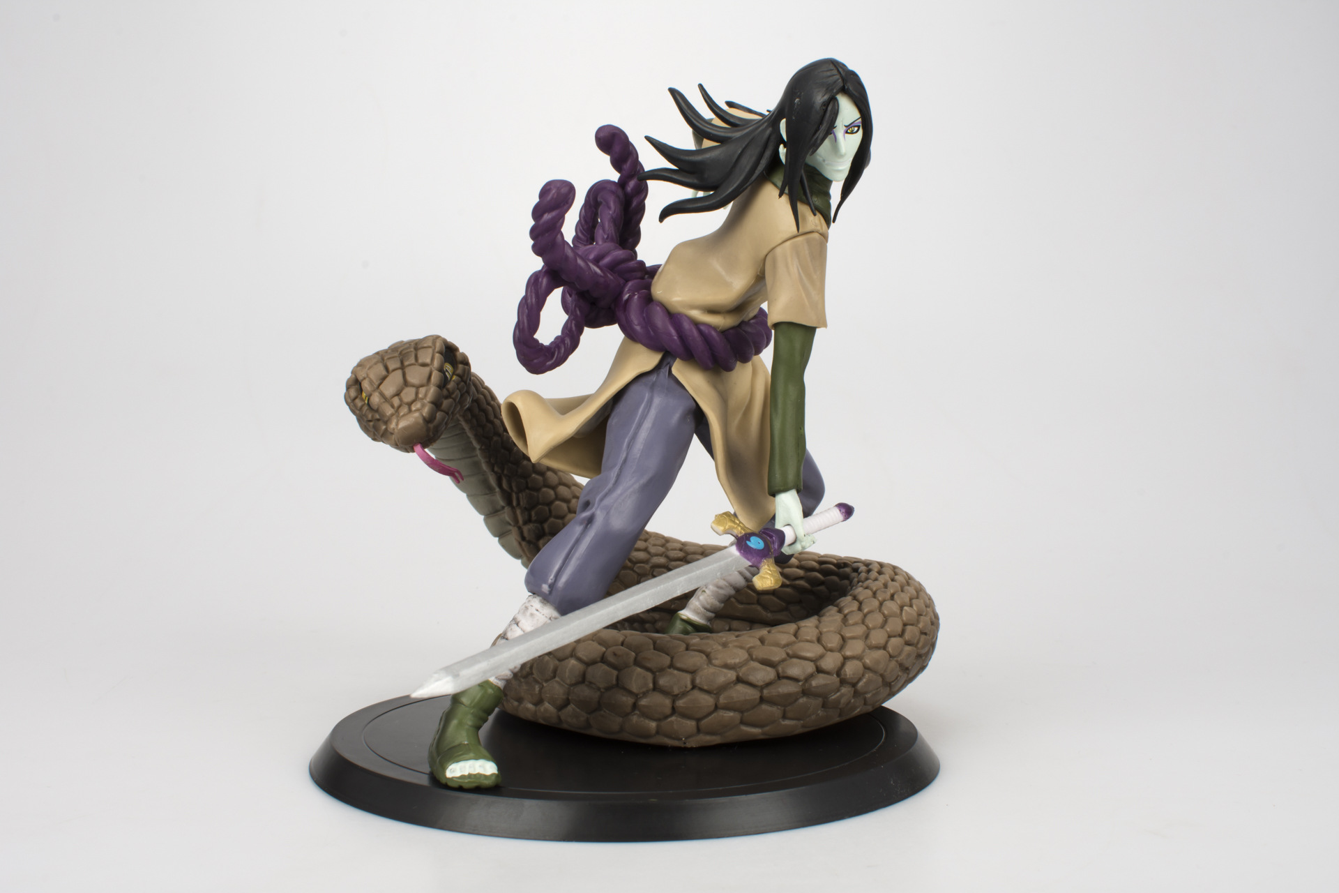 动漫火影忍者手办疾风伝传蛇叔大蛇丸模型玩具三忍公仔摆件