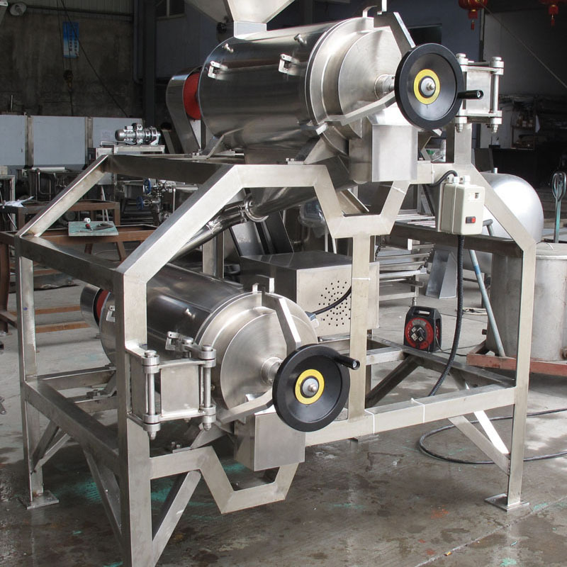 单双道设备打浆机 水果果蔬饮料 肉制品打浆机 颗粒破碎打浆机