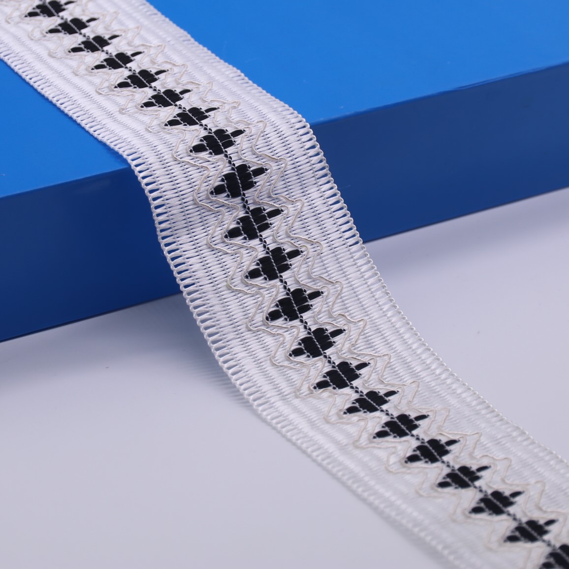 厂销非洲民族风涤纶提花织带 坦桑尼亚长袍装饰编带 中东袍花边带