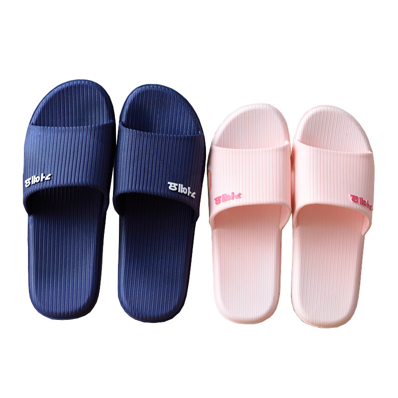 Summer PVC Bathroom Slippers Home Cartoon Couples Sandals Indoor Cute Bath Non-Slip Sandals Female Stall