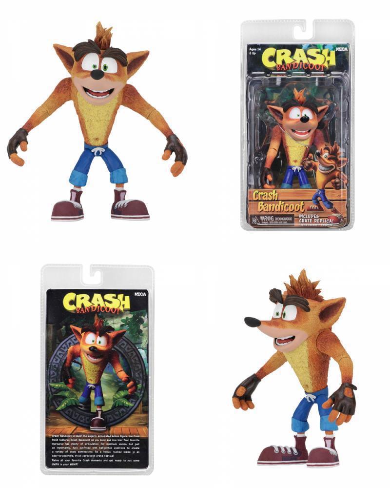 玩具neca 古惑狼 crash bandicoot 飞行版 大进击 疯狂三部曲