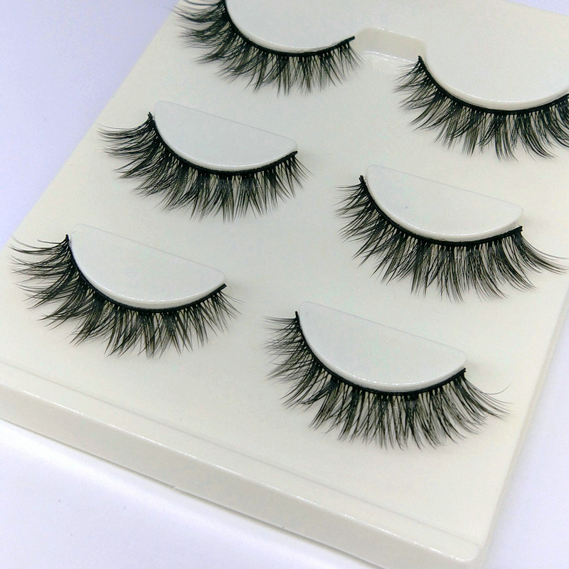 3d-17 False Eyelashes Three-Dimensional Multi-Layer Eyelash Tufted Long 3 Pairs of Eyelashes