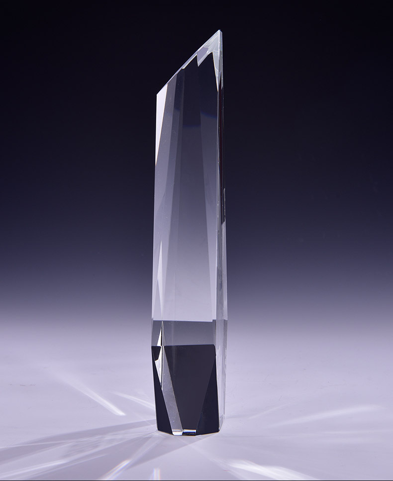 透明水晶奖杯奖牌定制订做刻字奖杯大气精致个人奖杯定制厂家直销
