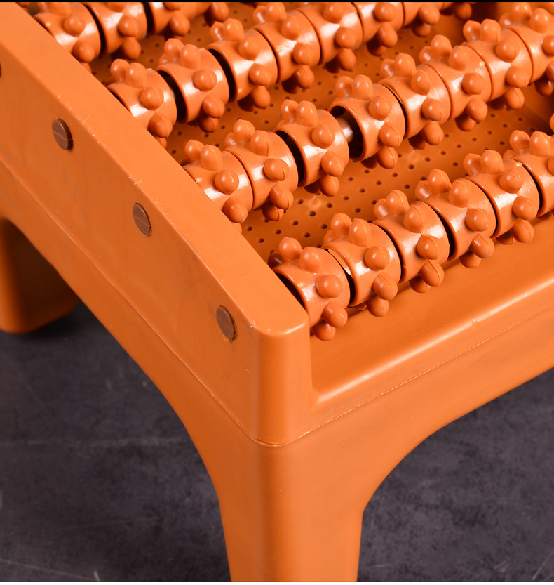 木风五排珠足底按摩脚踏塑料脚底穴位踏板泡脚按摩凳子 熏蒸脚蹬