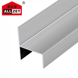 雅乐家18板金属门挡边隔断厚门边条铝合金型材厂家直销 hb01-18d