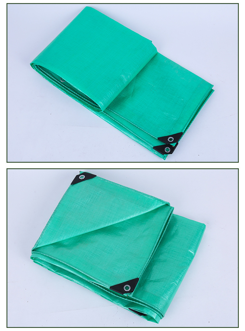 厂家批发防雨蓬布全新料双绿防水防晒加厚篷布汽车苫布货场盖布