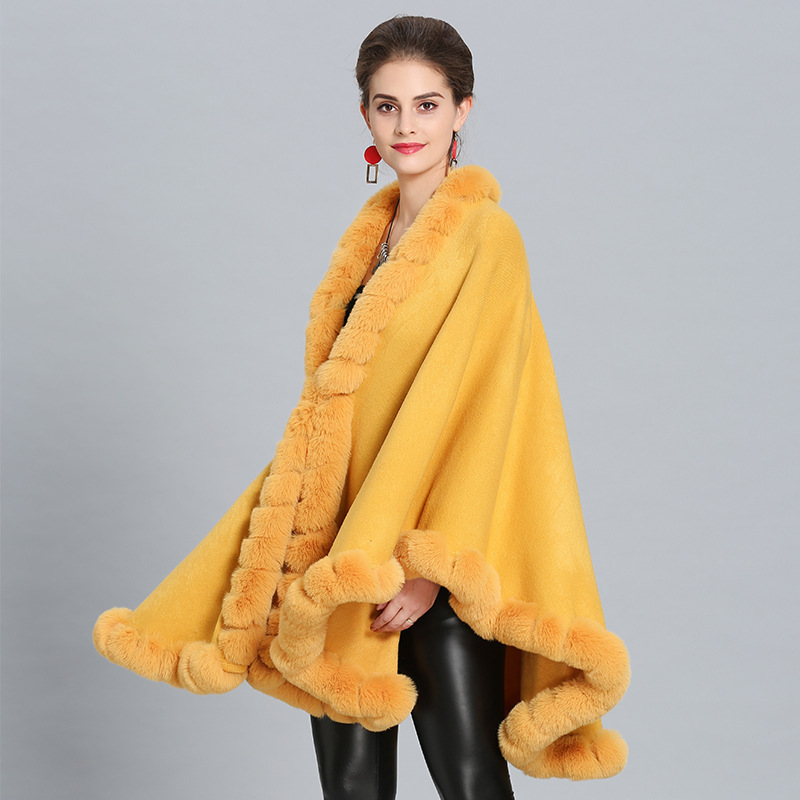 Live Broadcast Supply New Arrival of Autumn and Winter Scarf Shawl Cape Shawl Oversized Knit Shawl Cape Factory Direct Sales 1388