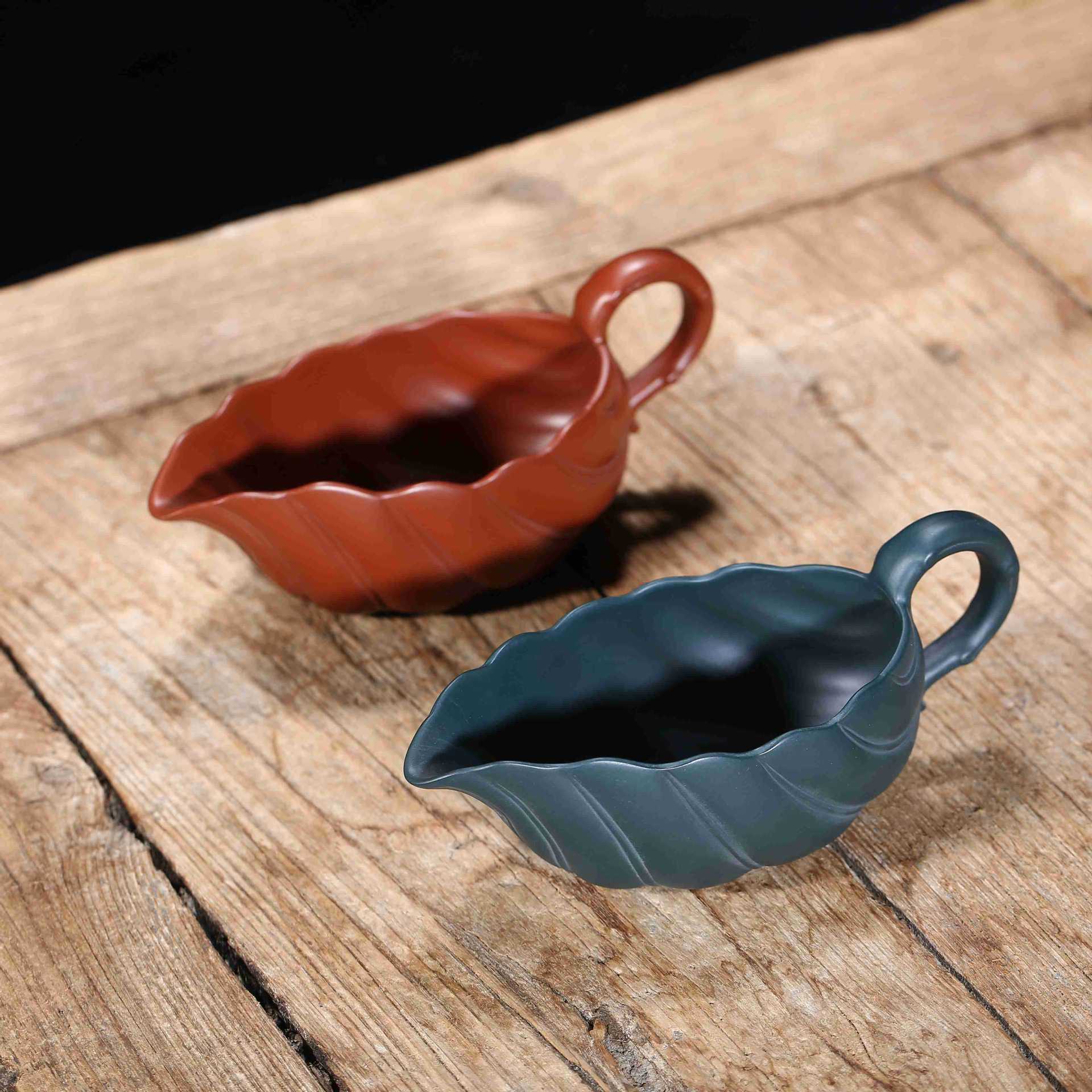 宜兴紫砂公道杯手工制作原矿天青泥功夫茶具分茶器批发一件代发