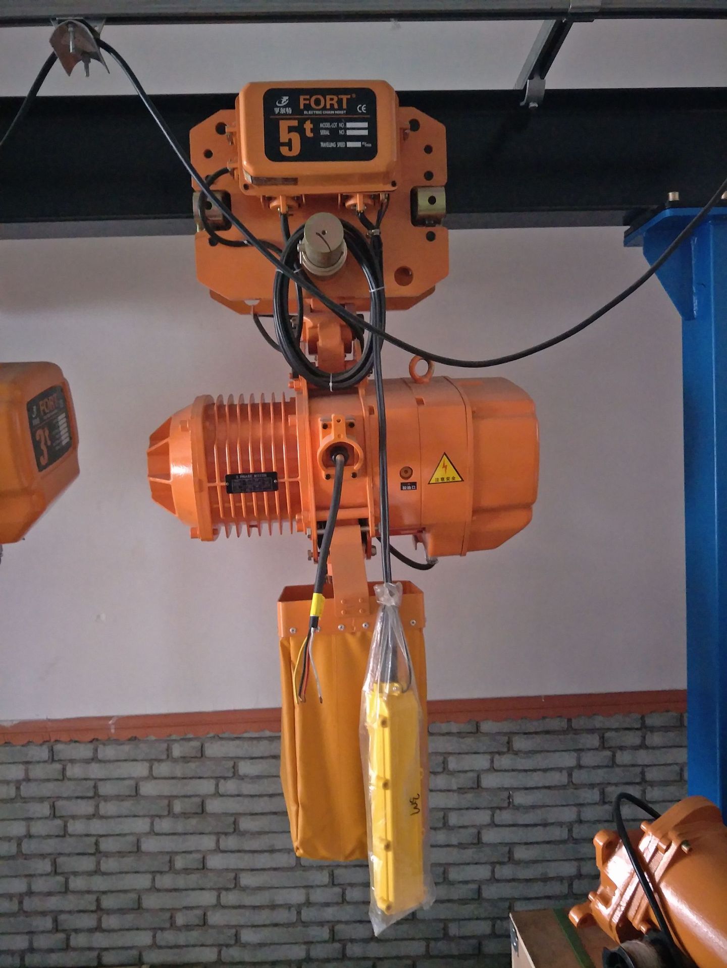 fort牌05吨1吨2吨环链电动葫芦单链
