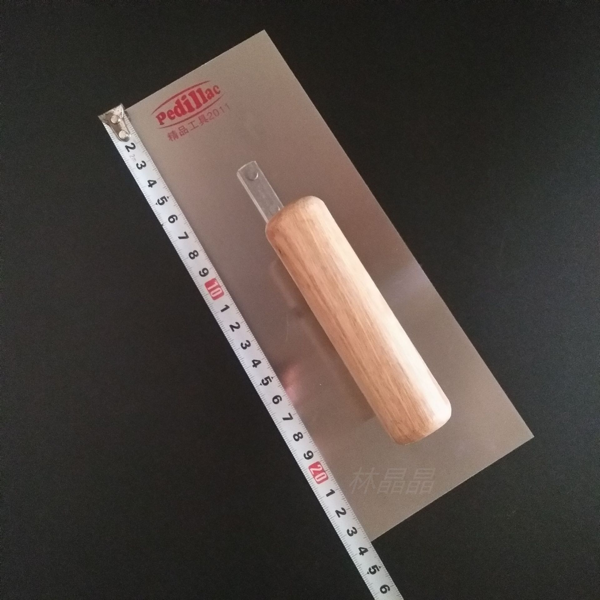 厂家直销不锈钢抹子 黑皮套抹子 刮泥板 耐磨韧性抹泥板 泥工抹子