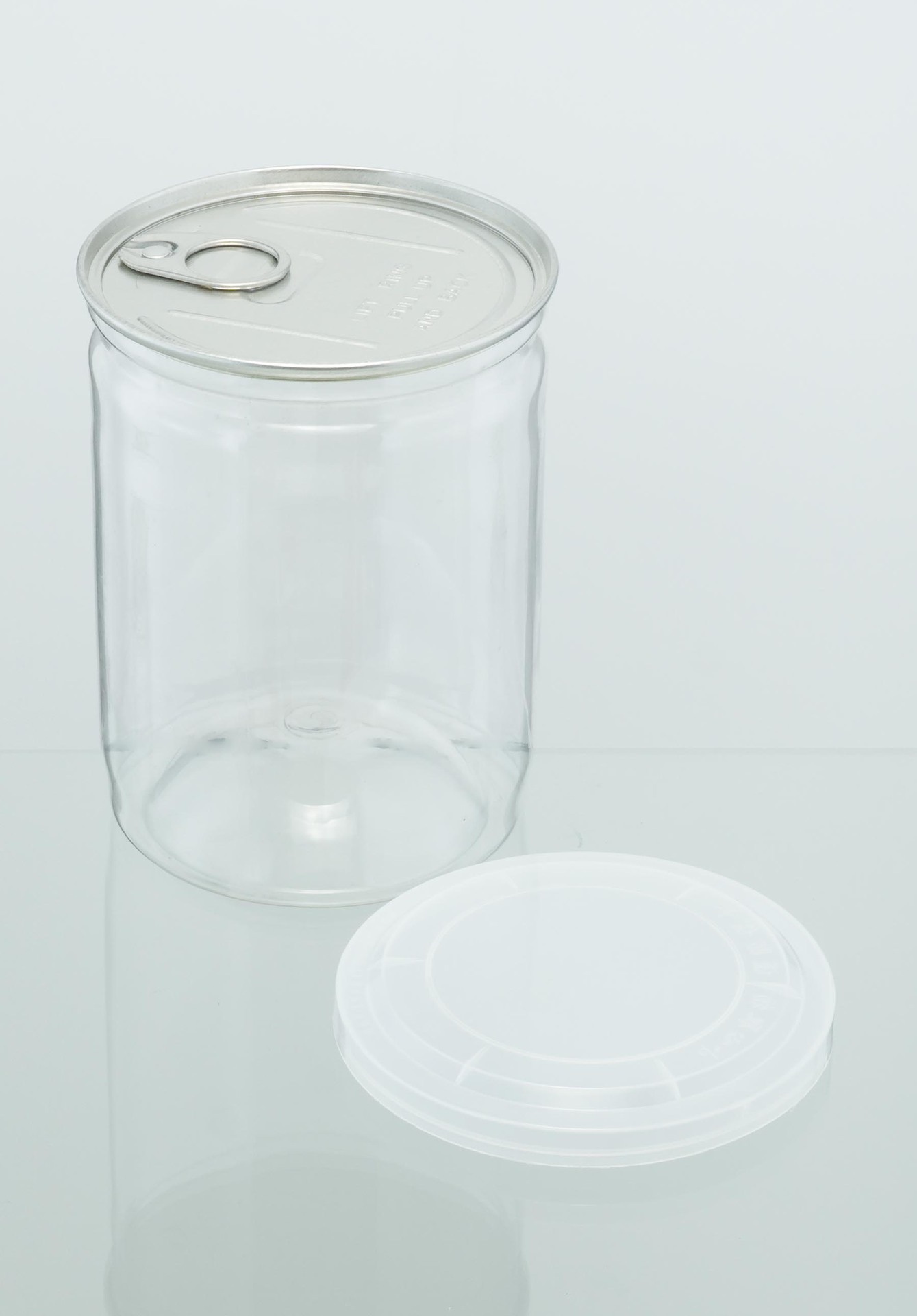 塑料易拉罐 铝盖 一次性包装 食品瓶 pet塑料瓶 安利瓶 1000ml