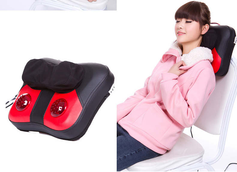 俊婷厂家直销批发腰颈椎揉捏按摩腰枕揉捏靠垫腿部推拿腰部按摩