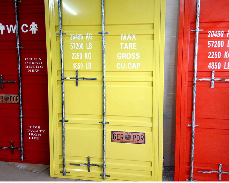 美式复古铁艺门 酒吧ktv创意门 商铺厕所铁门仓库个性装修门