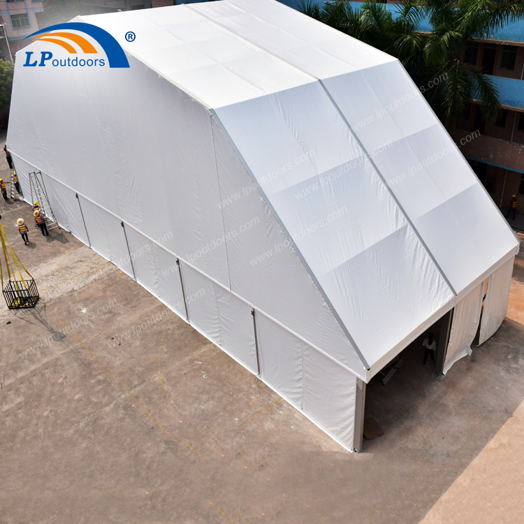 Polygon Arch Outdoor Tent Logistics Warehouse Industrial Tent Warehouse Storage Aluminum Alloy Wedding Auto Show Tent