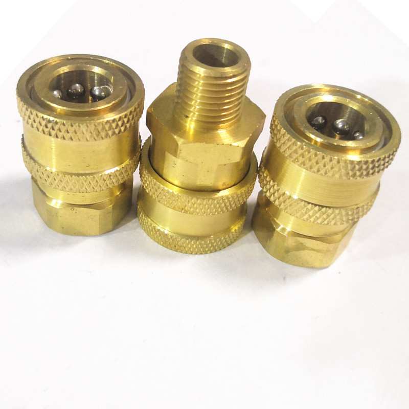 高压蒸汽清洗机水枪耐高温母头2分快插枪嘴内丝酸碱腐蚀快插接头