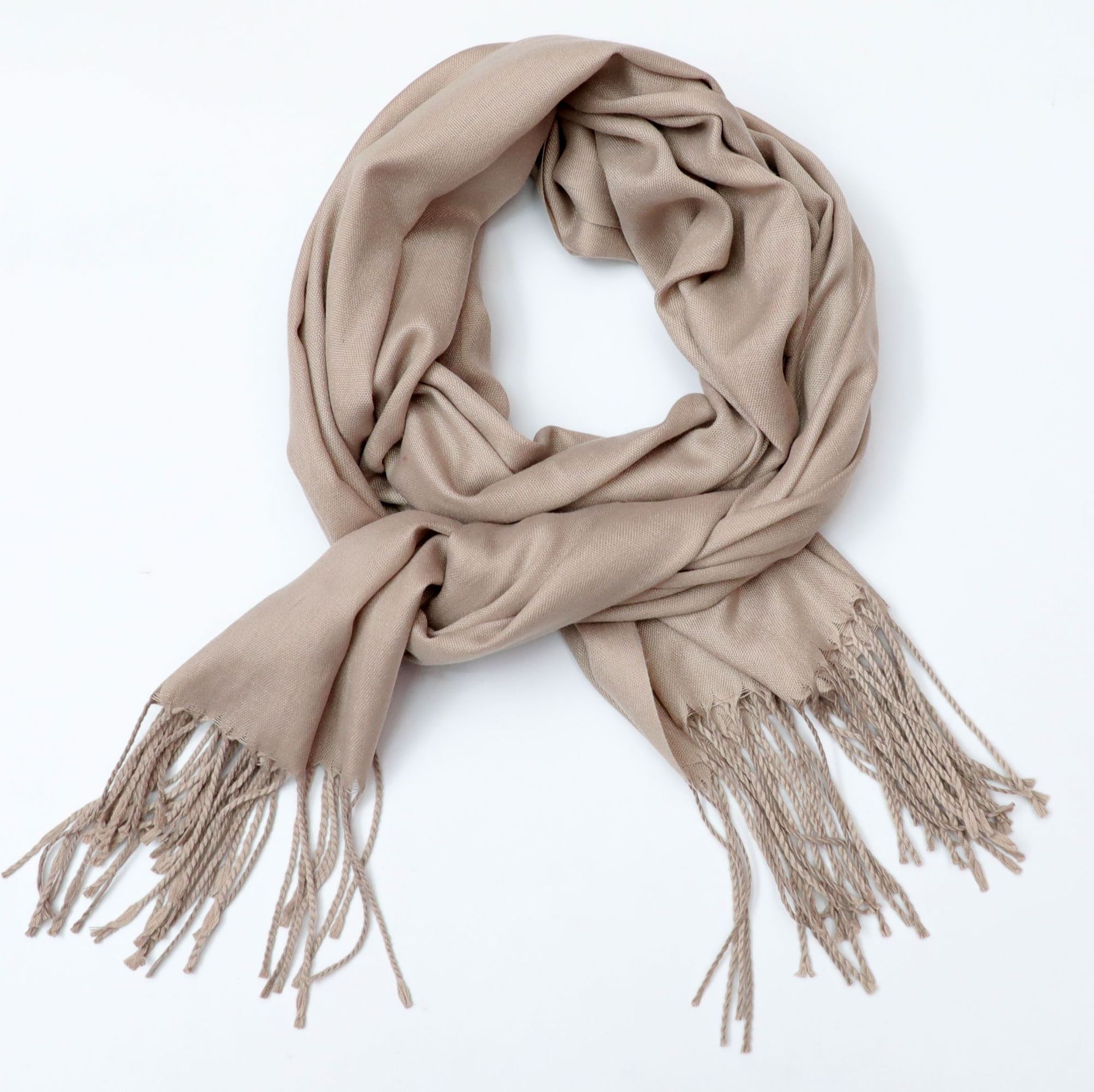 纯色仿羊绒围巾大红定制秋冬保暖披肩女情侣冬季长围脖年会围巾