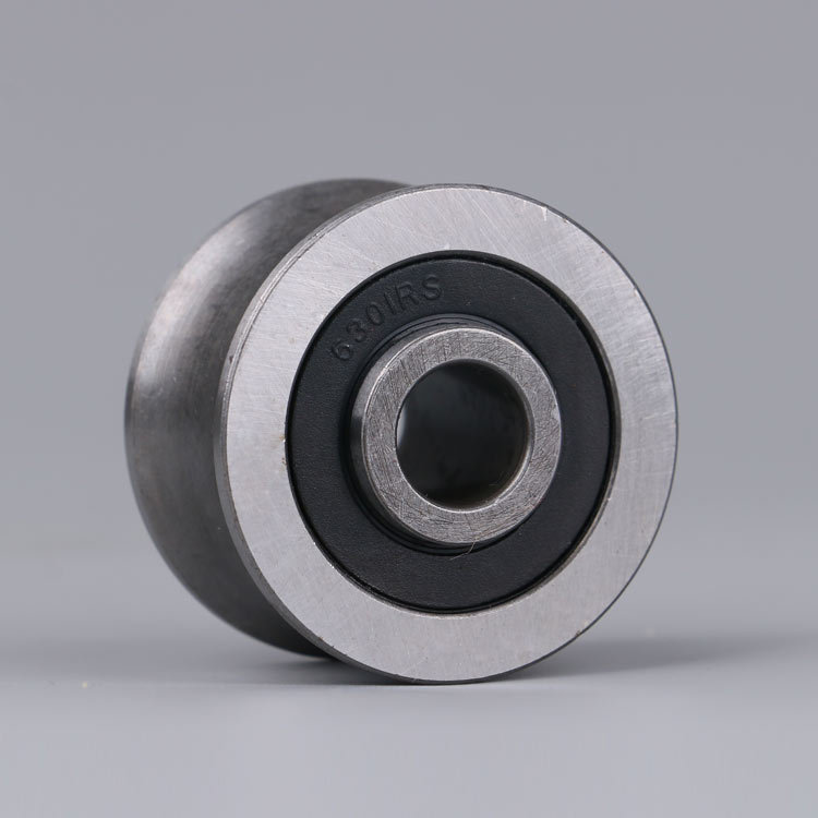 供应非标带u型槽轴承 u槽导轨滑轮轴承 可来样开模具定做