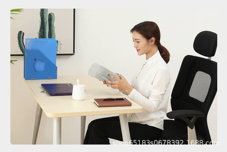 柔先生记忆棉窝窝枕午睡枕趴睡枕 记忆棉午休枕纯棉布套可拆洗