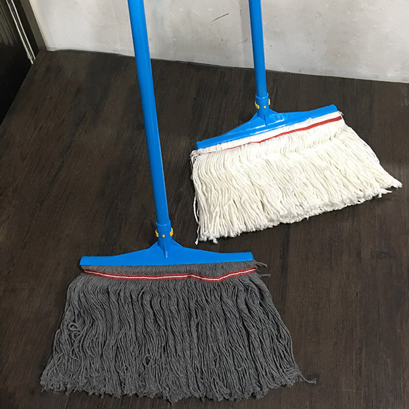 批发铁杆棉线拖把拖把加长杆清洁拖布平板平拖吸水拖手拧墩布蜡拖