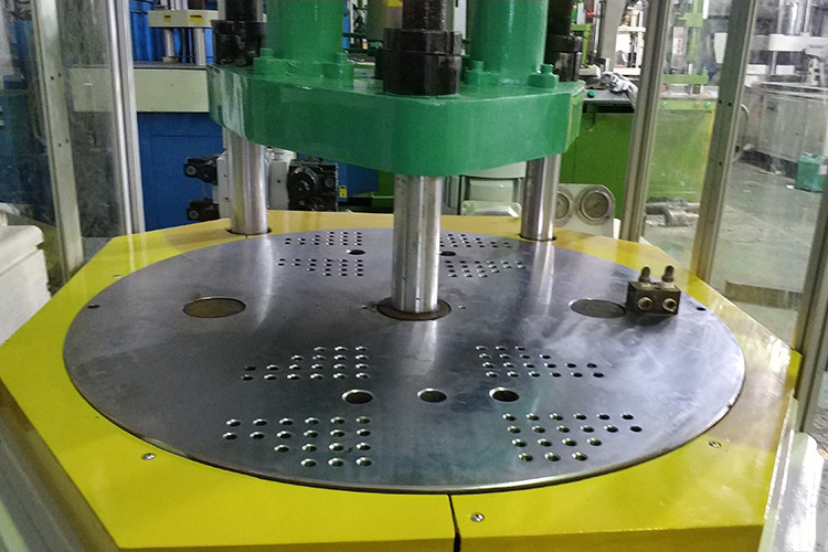 直销二手百科55吨两工位伺服转盘机双工位转盘机成型机,注塑机