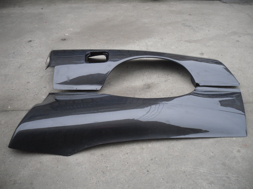 尼桑180sx s13 碳纤后翼子板 50mm
