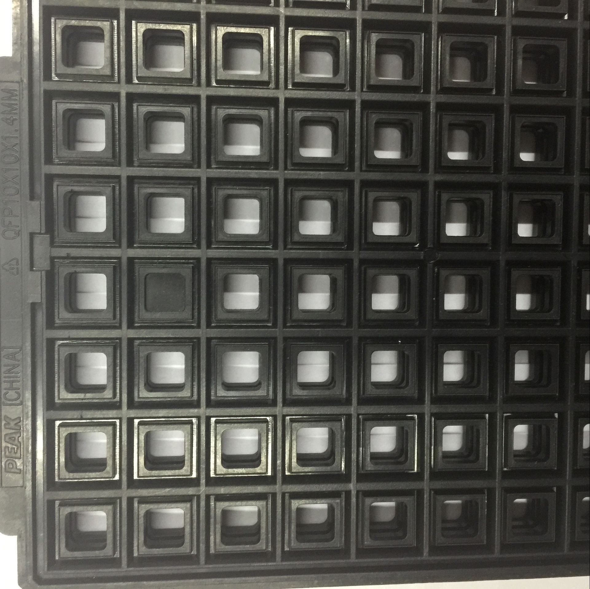 防静电ic托盘sopqfpqfnbgaplcc芯片内存托盘规格齐全耐高温