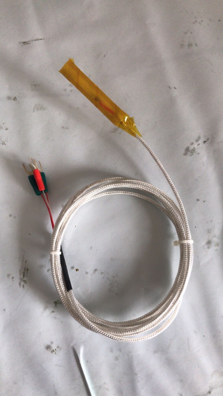 pt100铂热电阻 wzp-01m温度传感器 平面贴片式温度探头