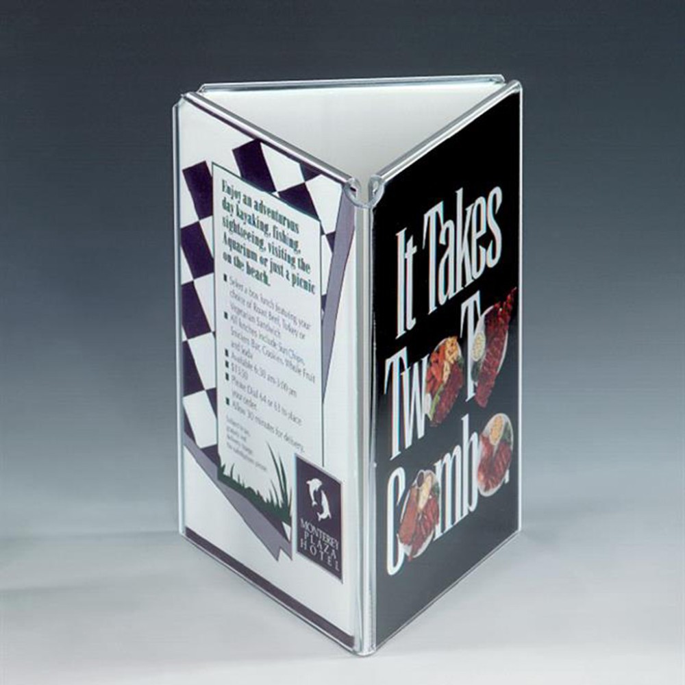 加工定制 亚克力餐牌台卡酒水牌酒店用品桌牌菜单牌价目牌三面