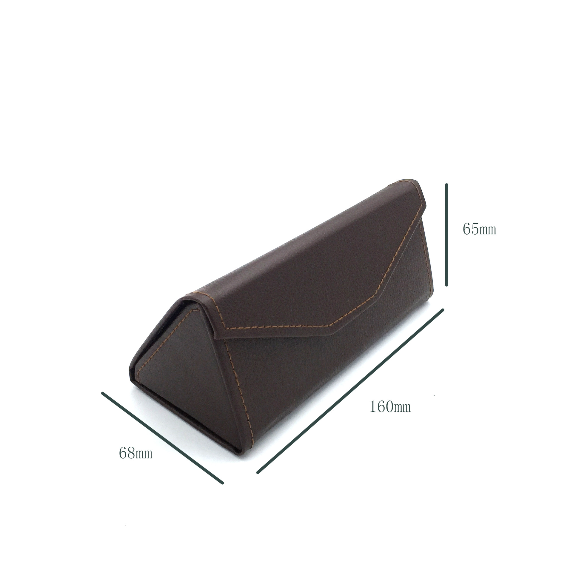 手工眼镜盒 定做logo 皮革眼镜盒 隐形眼镜盒 太阳镜盒 光学镜盒