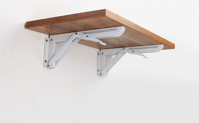 英力仕k型折叠三角支架三角活动支架弹簧墙上比利架三角铁托架