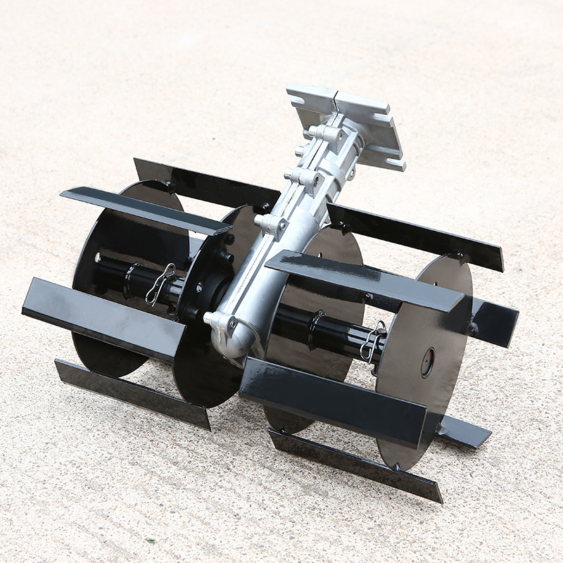 厂家直销割草机刀片除草微耕机配件 松土头除草轮松土轮现货批发