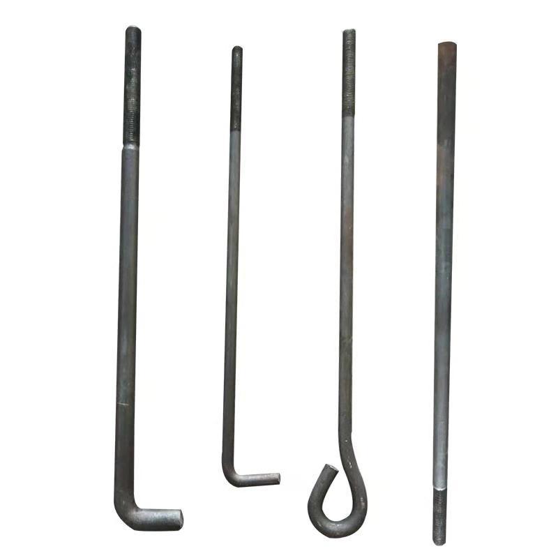 m24m27m30 9字7字l型伞把地脚螺栓厂房地基路灯地脚 预埋件地脚丝