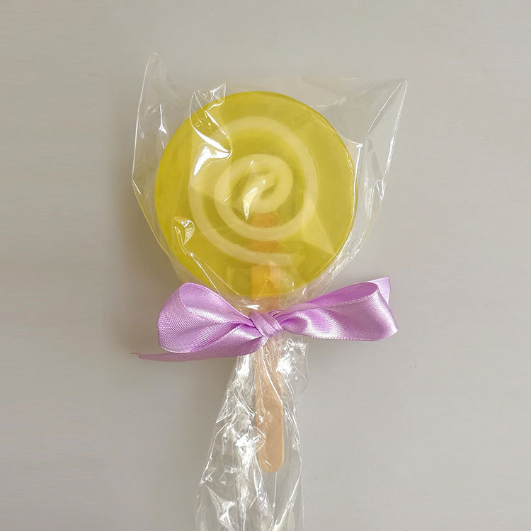 卡通创意棒棒糖手工香皂 生日礼品皂糖果造型精油香皂彩色皂批发