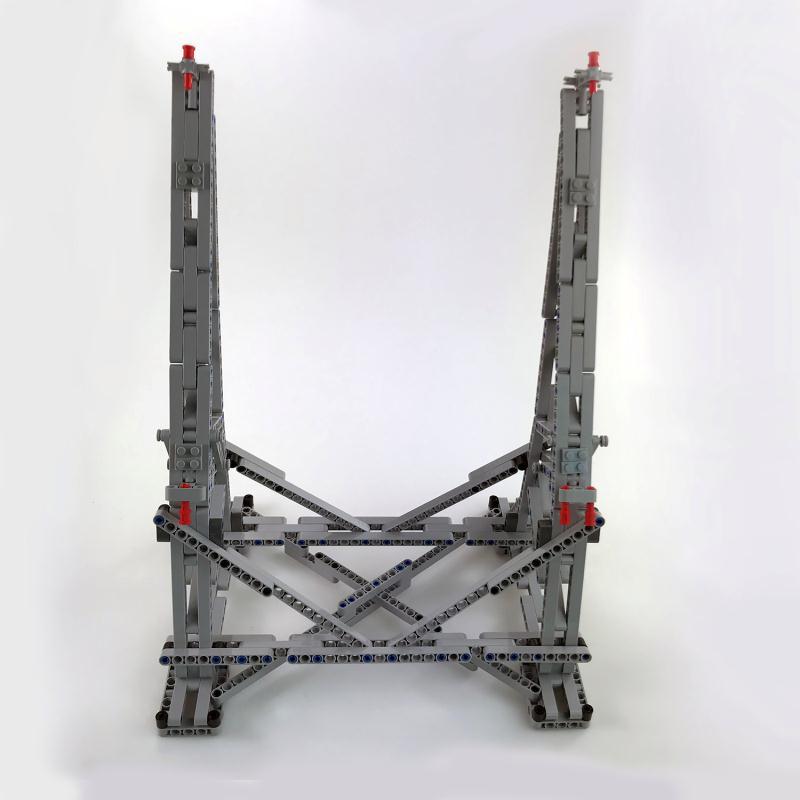 05132千年隼moc竖立展示览支架10219 vertical stand 75192