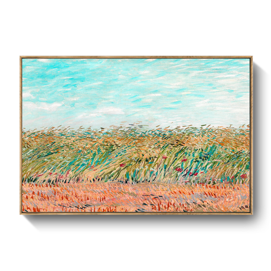 欧式简约喷绘油画批发 故乡田野ktv客厅酒店家庭客厅装饰画厂家