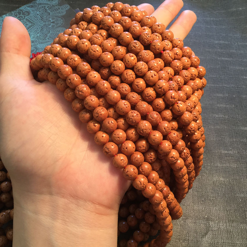 小金刚菩提无齿正圆小金刚菩提手链多圈佛珠手链