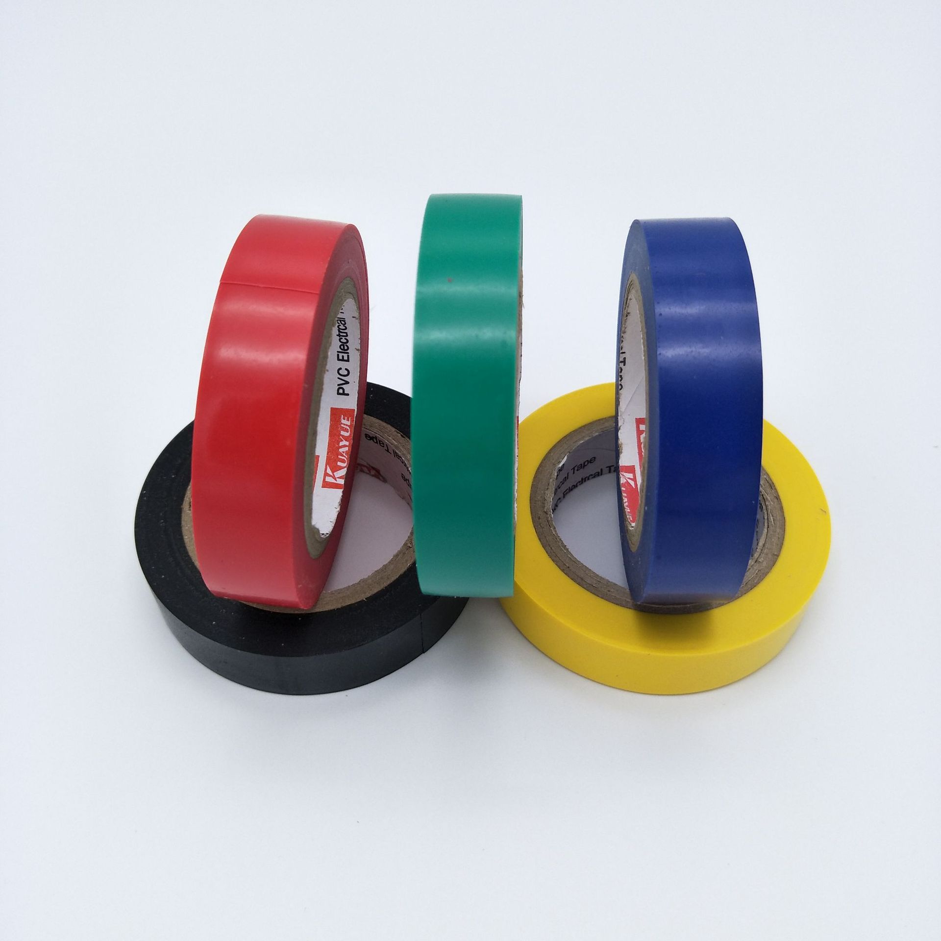 厂家批发pvc电工绝缘胶带 环保耐寒电胶布 防水电工胶布 彩色胶布
