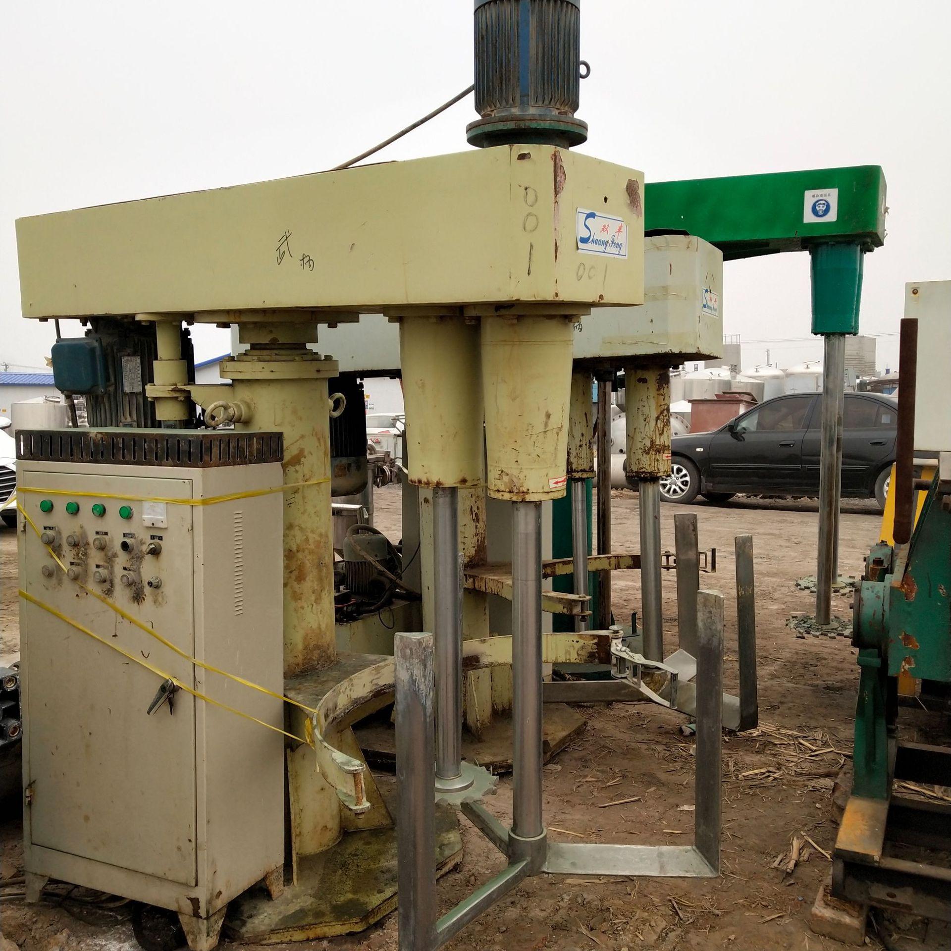 供应二手 化工油墨搅拌机 乳胶漆地坪漆双轴分散机 液压分散机