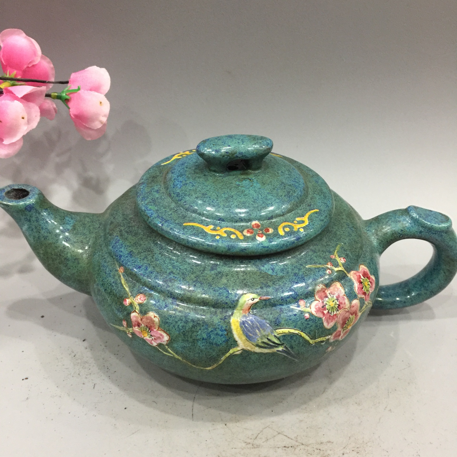 宜兴紫砂壶 精品紫砂壶名人名作喜上眉梢壶 茶壶茶具