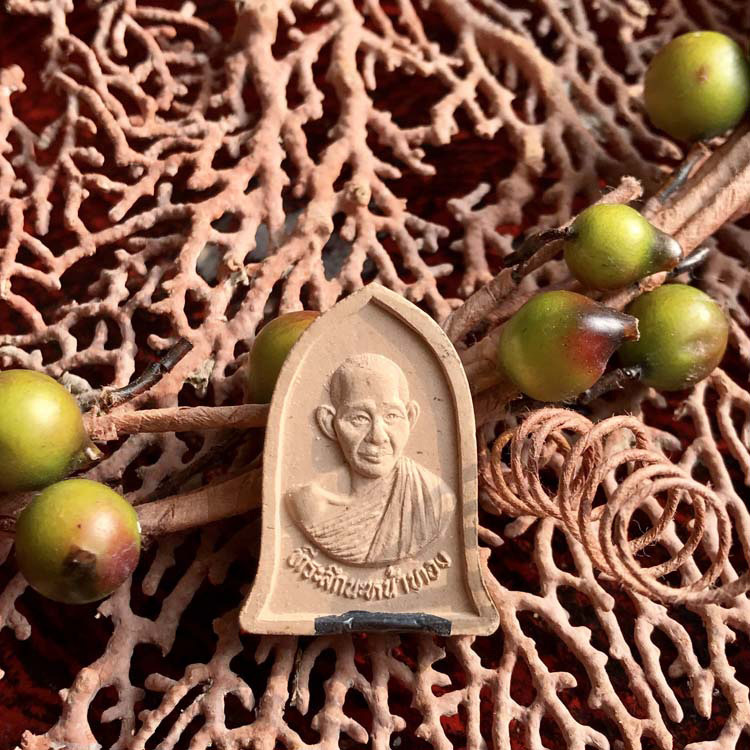 舍玛商贸正品2536龙婆卡贤大师金面自身带符管裸牌包邮泰国佛牌